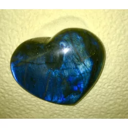 Cœur Labradorite 8,5 cm.