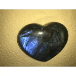 Cœur Labradorite 8,5 cm.