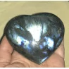 Cœur Labradorite 8,5 cm.