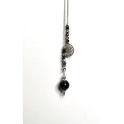 Pendule en Améthyste Chaine Fleur de vie