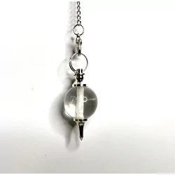 Pendule en Cristal de Roche