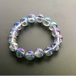 Bracelet Quartz Irisé Bleu...