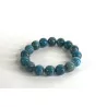 Bracelet Apatite Bleue, 12 mm.