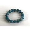 Bracelet Apatite Bleue, 12 mm.