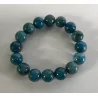 Bracelet Apatite Bleue, 12 mm.