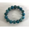 Bracelet Apatite Bleue, 12 mm.