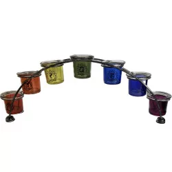Structured Chakra candle...