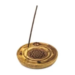 Lotus mandala incense stick & cone burner.