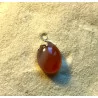Pendentif pierre gemme Agate rouge