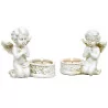 2 Angel candle holders