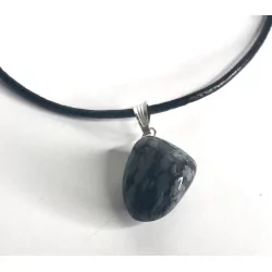 Pendentif Obsidienne flocon...