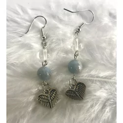Boucles d’oreilles Angélite...