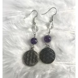 Boucles d’oreilles Cristal...
