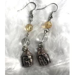 Boucles d’oreilles Citrine...