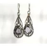 Boucles d’oreilles Bohème avec Améthyste.