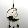 Attrape soleil Lune Obsidienne noire.