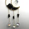 Attrape soleil Lune Obsidienne noire.