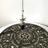 Pendule hexagonale Orgonite & Obsidienne noire