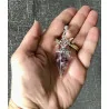 Pendule hexagonale « 3 phases de la Lune » Orgonite & Améthyste