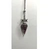 Pendule hexagonale « 3 phases de la Lune » Orgonite & Améthyste