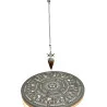 Pendule hexagonale « 3 phases de la Lune » Orgonite & Oeil de tigre