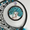 Attrape rêves bleu turquoise et noir& Arbre de vie Bohème