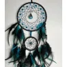 attrape rêves bleu turquoise et noir, style Bohème