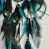 attrape rêves bleu turquoise et noir, style Bohème