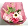 Bouquet de fleurs de Savon rose.