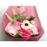 Bouquet de fleurs de Savon rose.