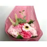 Bouquet de fleurs de Savon rose.