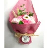 Bouquet de fleurs de Savon rose.