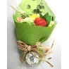 Bouquet de Fleurs de Savon Vert.