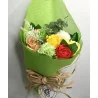 Bouquet de Fleurs de Savon Vert.