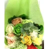 Bouquet de Fleurs de Savon Vert.