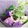 Bouquet de Fleurs de Savon Violet.
