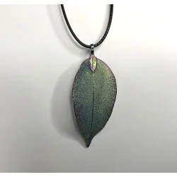 Pendentif Feuilles Arc-en-ciel