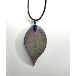 Pendentif Feuilles Arc-en-ciel