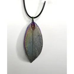 Pendentif Feuilles Arc-en-ciel