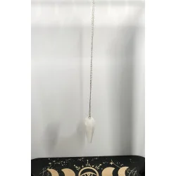Pendule hexagonale Quartz Blanc (Neige).