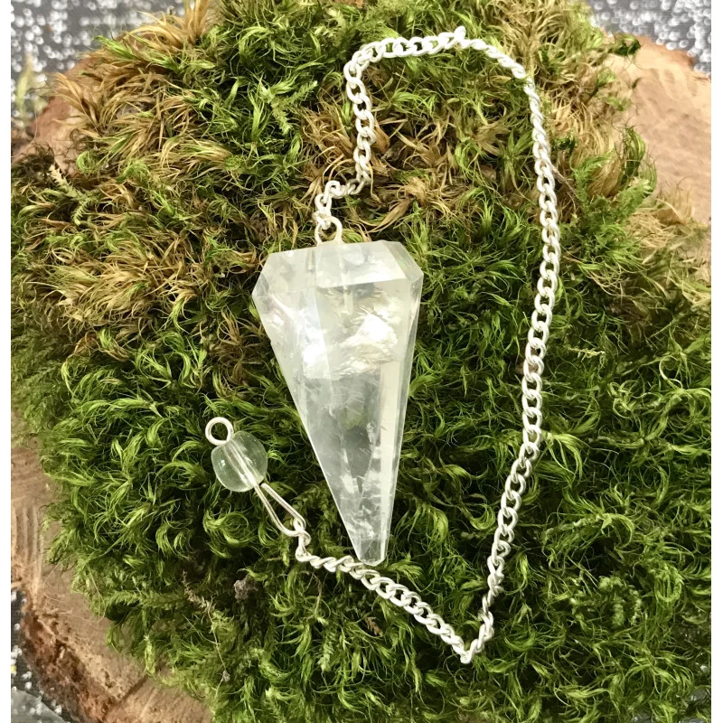 Pendule hexagonale Quartz Blanc (Neige).