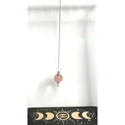 Pendule Quartz rose poli...