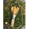 Pendule Ange Quartz jaune