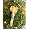 Pendule Ange Quartz jaune