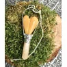 Pendule Ange Quartz jaune