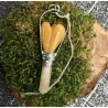 Pendule Ange Quartz jaune