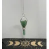 Pendule Ange Aventurine verte.
