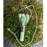 Pendule Ange Aventurine verte.