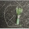 Pendule Ange Aventurine verte.