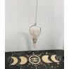 Pendule Ange Quartz rose.